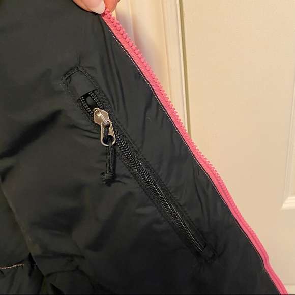 The North Face Womens Nuptse Pink and Black 700 Puffer - Picture 11 of 16